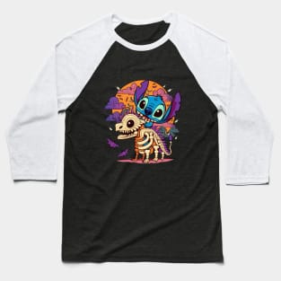 Halloween Stitch Baseball T-Shirt